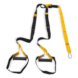 Fita Suspensao Funcional Tipo Trx Exercício Kit Be Stronger Cor Preto amarelo