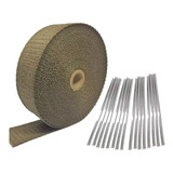 Fita Térmica Escapamento Termotape Titanium 20 Metros16 Zip