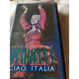 Fita Vhs - Madonna- Ciao Italia - Show De 88 - From Italy
