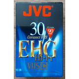 Fita Vhs-c Jvc (compact Vhs - Tc30 Ehg Wi-fi) Nova/lacrada