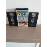 Fita Vhs Dupla El Cid - Original - Legendado - Raridade