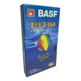 Fita Vhs Video Cassete Basf Eq T160 Lacrada Antiga Vintage