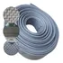 Fitas Borda Pvc Protetor Portão Cinza 25 Metros Fecha 2,5m2