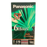 Fitas De Vídeo Vhs Panasonic 6 Horas Virgem Lacrada