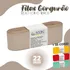 Fitas Gorgurão Para Laço 22mm - Rolo Com 10 Metros Cor Bege Escuro - 298 Liso 22mm