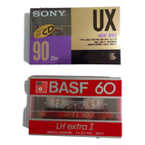 Fitas K7 - Sony Ux90 - Basf 60 Lh Extra - Lacradas!!!!