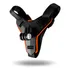 Fivela Com Adaptador Capacete Queixeira P  Gopro E Similares Cor Laranja Vibe Shoot Modelo Xtgp523