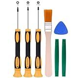 Fixinus Conjunto De Chaves De Fenda Torx T6 T8 T10  7 Peças De Chave De Fenda Magnética De Precisão Compatíveis Com PS5  PS4  PS3  Xbox One  Controle Xbox 360  MacBook