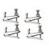 Fixo Violino 4/4 Micro Afinador Cor Prata 4 Unidades