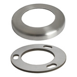 Flange Base Redonda   Canopla Em Inox Tubo De Ø2  5 Un 
