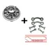 Flange Coroa + Kit Prisioneiros Sundown Max 125 / Hunter 125
