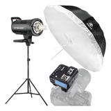 Flash Godox Sk400 Ii Sombrinha   Rádio Godox X2 Para Canon 220v