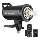 Flash Tocha Estúdio Godox Sk300 Ii 220v Rádio Flash