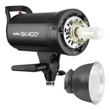 Flash Tocha Estúdio Godox Sk400 Ii 110v   Panela Refletora