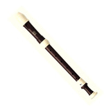 Flauta Doce Soprano Yamaha Yrs302biii Barroca Cor Marrom-escuro