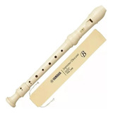 Flauta Doce Yamaha Barroca Yrs24b Soprano Original C/ Capa