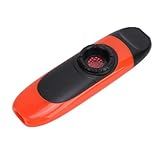 Flauta Kazoo ABS  Instrumento De Sopro Musical Profissional De Plástico Kazoo Com 5 Diafragmas Para Desempenho  ORANGE 