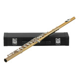 Flauta Transversal Slade Dourada