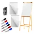Flip Chart Quadro Branco 2 Blocos   6 Pinceis   1 Apagador Cor Branco natural