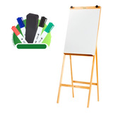 Flip Chart Quadro Branco 4 Canetas   Apagador Original C  Nf