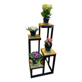 Floreira Suporte Plantas Chão 4 Andares Estilo Industrial