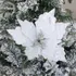 Flores De Natal Faça Você Mesmo Poinsettia Glitter Flower