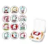 Flork Kit 12 Papel De Arroz Bento Cake 9 5 Cm Namorados Amor