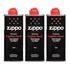 Fluido Premium Isqueiro Zippo 125 Ml Original  caixa Com 3 