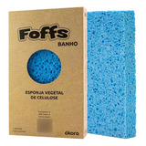 Foffs Esponja Vegetal De Celulose Banho   2 Unidades   Ákora