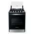 Fogão De Embutir Brastemp 4 Bocas  Chama Dupla Byo4ebr Cor Inox Bivolt