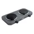 Fogão Elétrico Com 2 Pratos Cooktop Mesa 127v 2000w Fame Cor Cinza