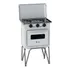 Fogão Gás Portátil Gemini Venax Branco 2 Boc C/forno E Tampa