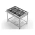 Fogão Industrial Aço Inox 430 Baixa Pressão 6 Bocas