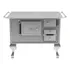 Fogão Lenha Esquerdo 73cmx105x69 Cm Branco Cgwt