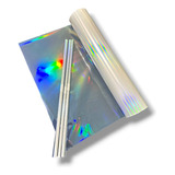 Foil Laser Transparente   Americano   30 Cm Largura X 1 Mt