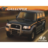Folder Catálogo Folheto Prospecto Hyundai Galloper (hy023)
