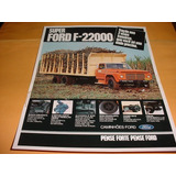 Folder Ford Caminhao F