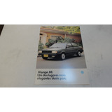 Folder Vw Voyage 1988 Cl Gl Gls Original Brochura Prospecto