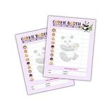 Folha De Contagem De Vendas De Biscoito Escoteiro | Pacote Com 50 Papéis De 21,6 Cm X 28 Cm Panda Mascote Vendas Recompensas Meninas Cookies Booth Supplies Troop Leader Books For Sale Goal Sheet