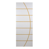 Folha De Porta Madeira Decorada 210x90cm Espessura Bfwt