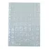 Folha P  Moedas 63 Divis Transp 28x33mm 10 Unid
