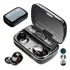 Fone Blouteooth Compativel Com Jbl Samsumg Sem Fio M10 Cor Preto Luz Colorida
