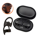 Fone Bluetooth Esportivo Compatível C  iPhone E Android Cor Preto Luz Não Aplica