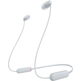 Fone De Ouvido Bluetooth Academia Sony In-ear Wi-c100 White Cor Branco