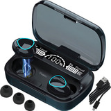 Fone De Ouvido Bluetooth Kaizu Tws Sem Fio Wireless Led Com Microfone Preto