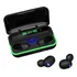 Fone De Ouvido Bluetooth Sem Fio Tws E10 A Prova Dágua Cor Preto Luz H'maston Verde-escuro
