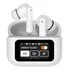 Fone De Ouvido Bluetooth Touch Led Notificações Do Celular Cor Branco Luz Colorido