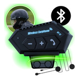 Fone De Ouvido Capacete Moto Bluetooth Sem Fio Prova D água