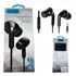 Fone De Ouvido Estéreo Intra Auricular Com Microfone Cor Preto