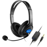 Fone De Ouvido Gamer C  Microfone Pc Notebook Ps4 Xbox Pret